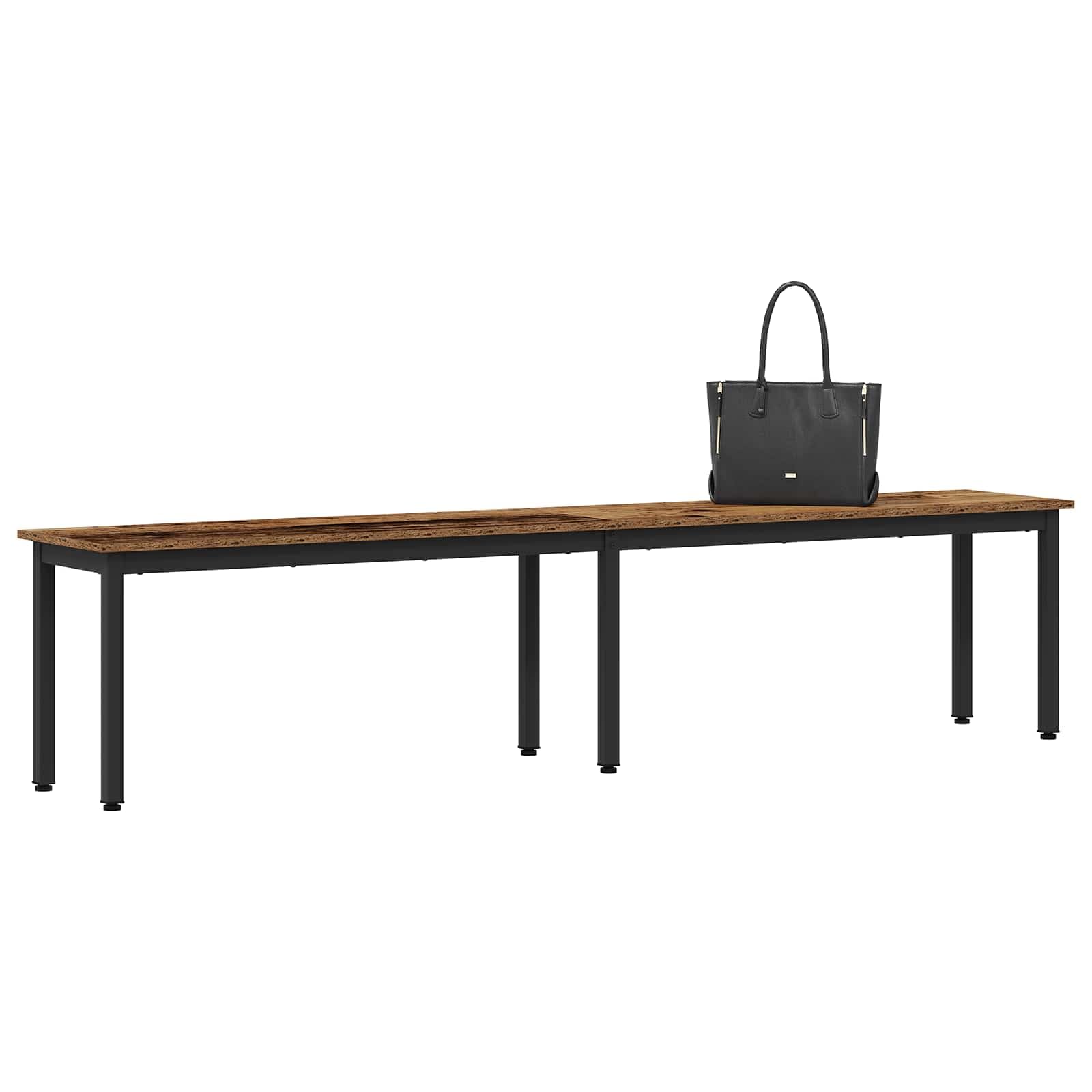 vidaXL Banc Bois Ancien 200 x 35 x 45 cm Bois d'ingénierie