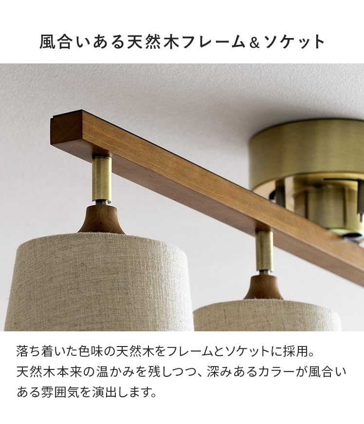 Amazon.co.jp : エア・リゾーム led対応 天井照明 リモコン付き 4灯