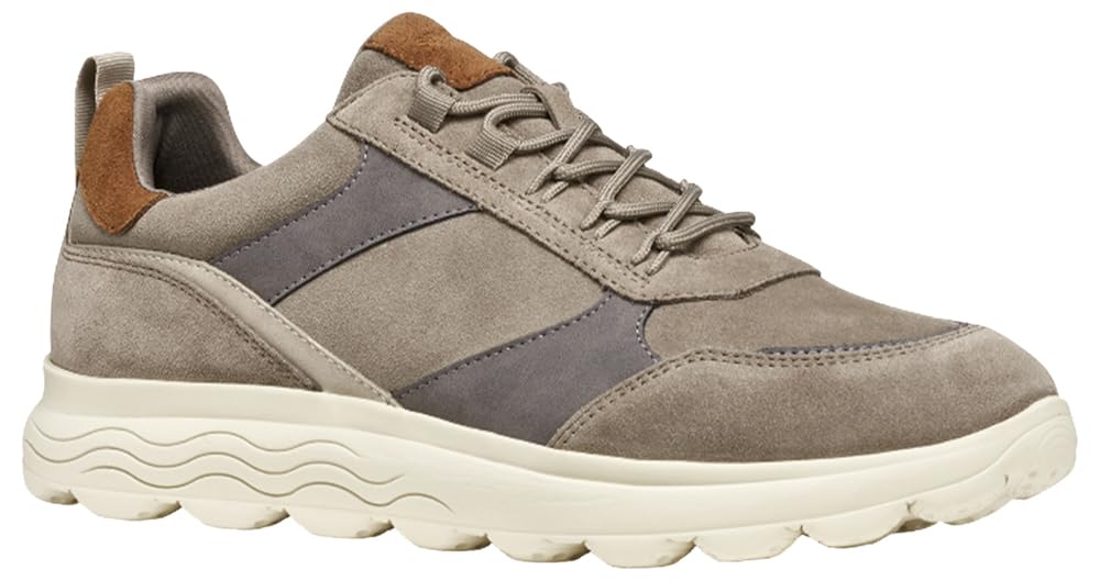 Geox Men U Spherica Sneaker, Gray, 6 UK