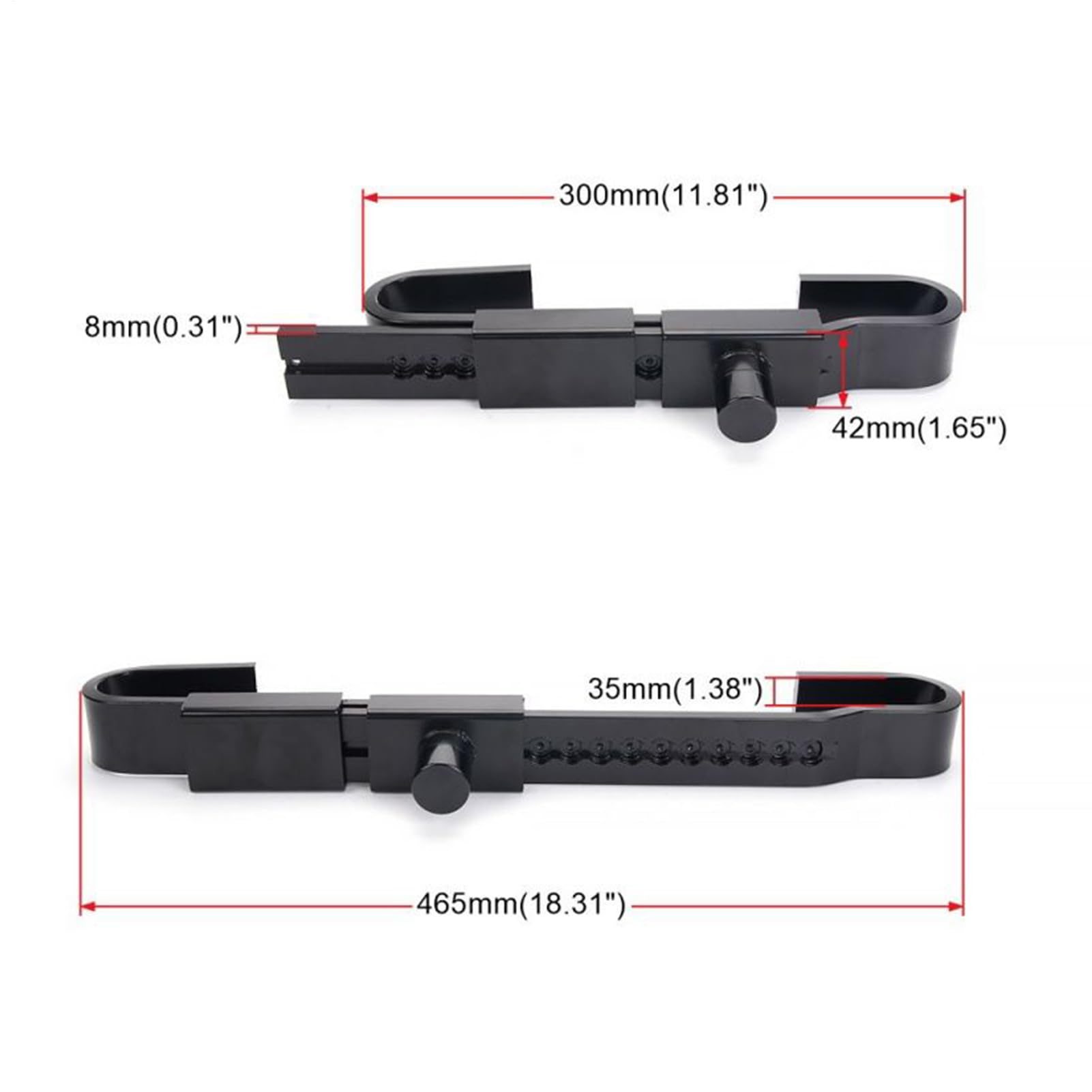 Cerradura Para Contenedor, Cerradura para Puertas de Almacén con 3 Llaves, Candado de Acero Ajustable para Transporte, Remolque, Carga, Almacenamiento y Camión