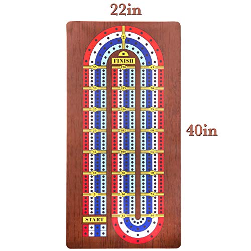 Tabletop Cribbage juego de mesa clásico tamaño gigante miniatura 7