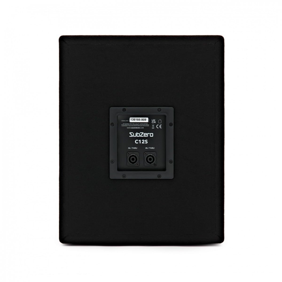 SubZero Passiver 12-Zoll-PA-Subwoofer C12S - 300W RMS | Fügt Ihrem PA-System Mehr Bässe Hinzu, 300W RMS/420W Spitze/1200W Max, 40-150Hz-Ansprache, Einfacher Transport
