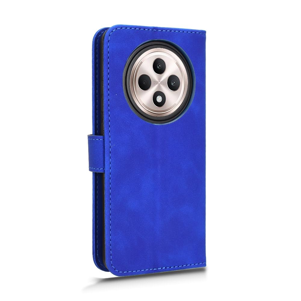 GOKEN Cover In Pelle Per Oppo Reno8 5G - Custodia Magnetica Con Portafoglio, Supporto E Slot Per Carte, Grigio - 2