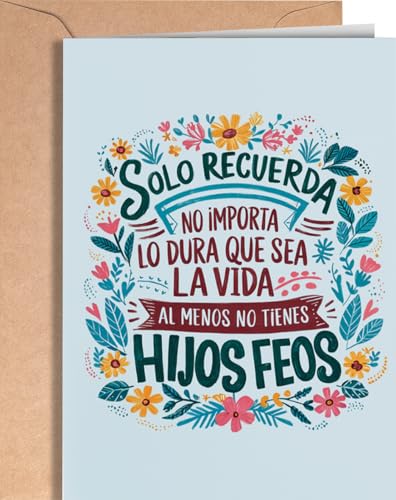 Greeting Cards for Everyone Cartão de felicitação mãe ou pai - cartão de felicitação do dia do pai ou dia da mãe - cartão postal obrigado pai mãe - cartão divertido para aniversários - EU 16