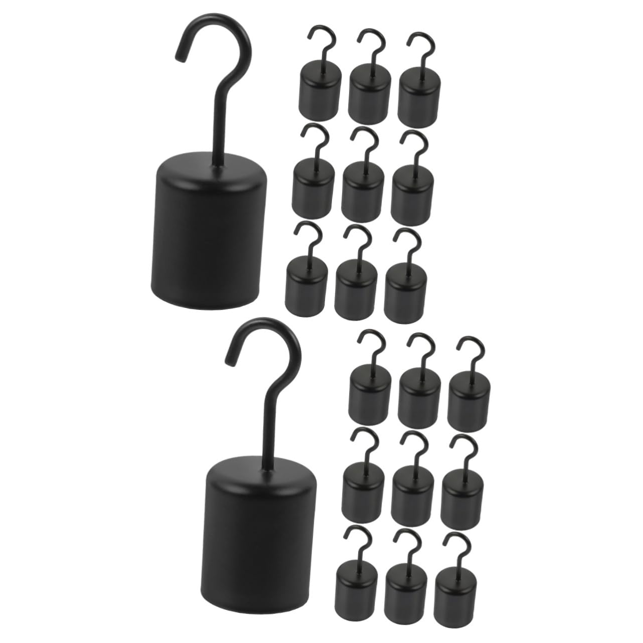 MUCKLILY 20pcs Vintage Ceiling Hooks for Hanging Lights Versatile Retro Fixture Hangers for Indoor and Outdoor Decor for Chandeliers Lanterns and Wind Chimes