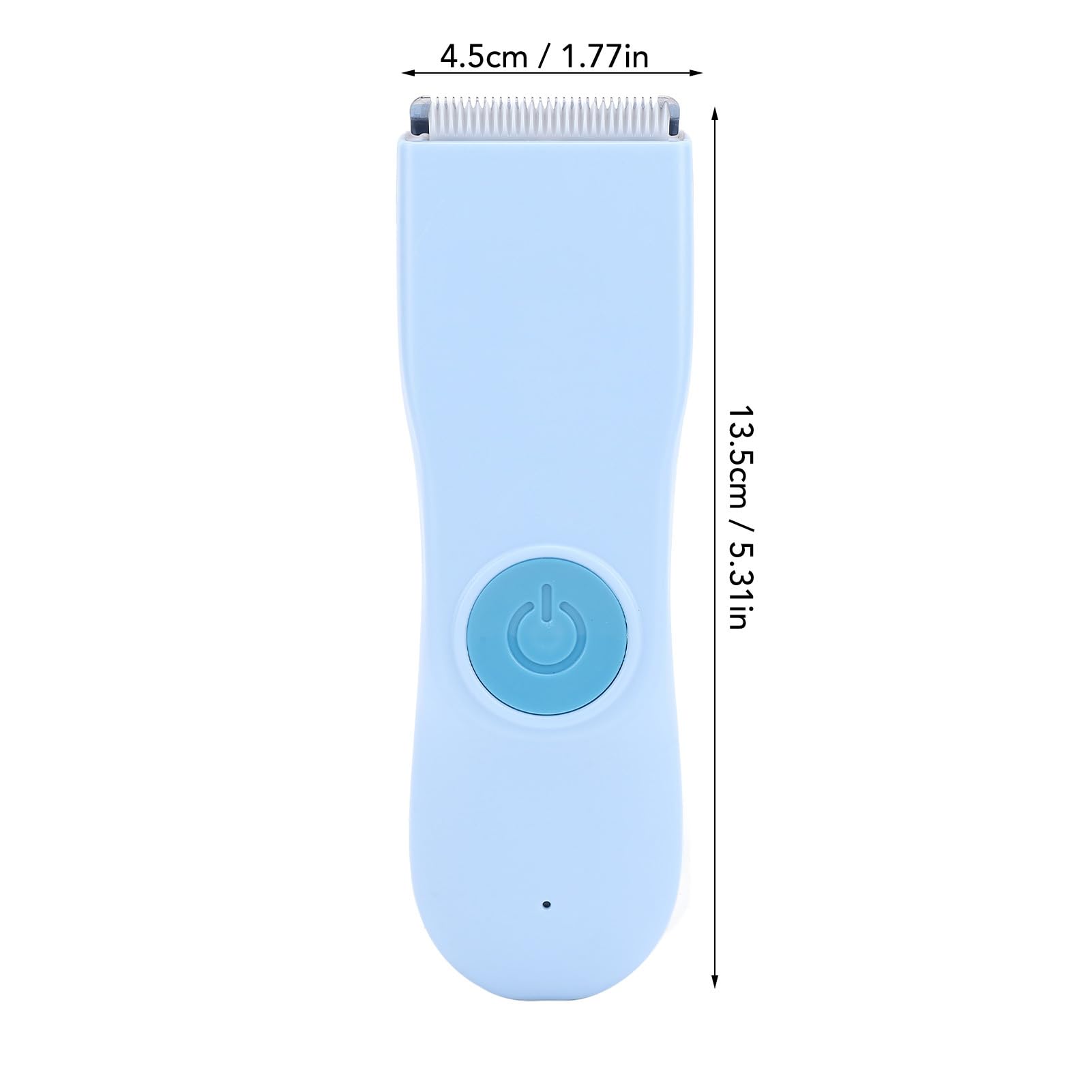 Garosa 5W 1500mAh Rechargeable Baby Electric Hair Clippers IPX7 Electric Hair Trimmer Professional Hair Cutting Kit with 0mm,3 to 6mm,9 to 12mm Positioning Comb (Blue)