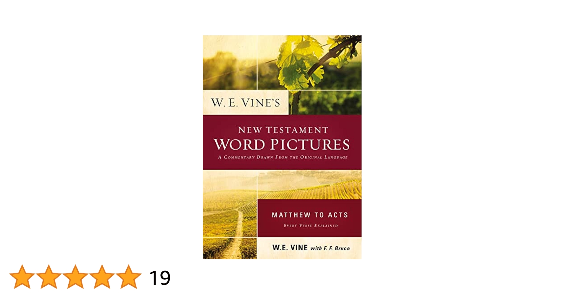 W. E. Vine's New Testament Word Pictures: Matthew to Acts