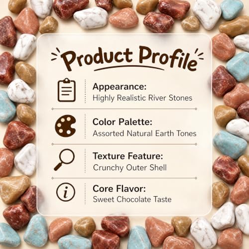 Chocolate Rock Candy Toffee 2 Pounds Canned - 5