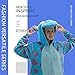 COSUSKET Snug Fit Unisex Adult Onesie Pajamas, Flannel Cosplay Animal One Piece Halloween Costume Sleepwear Homewear