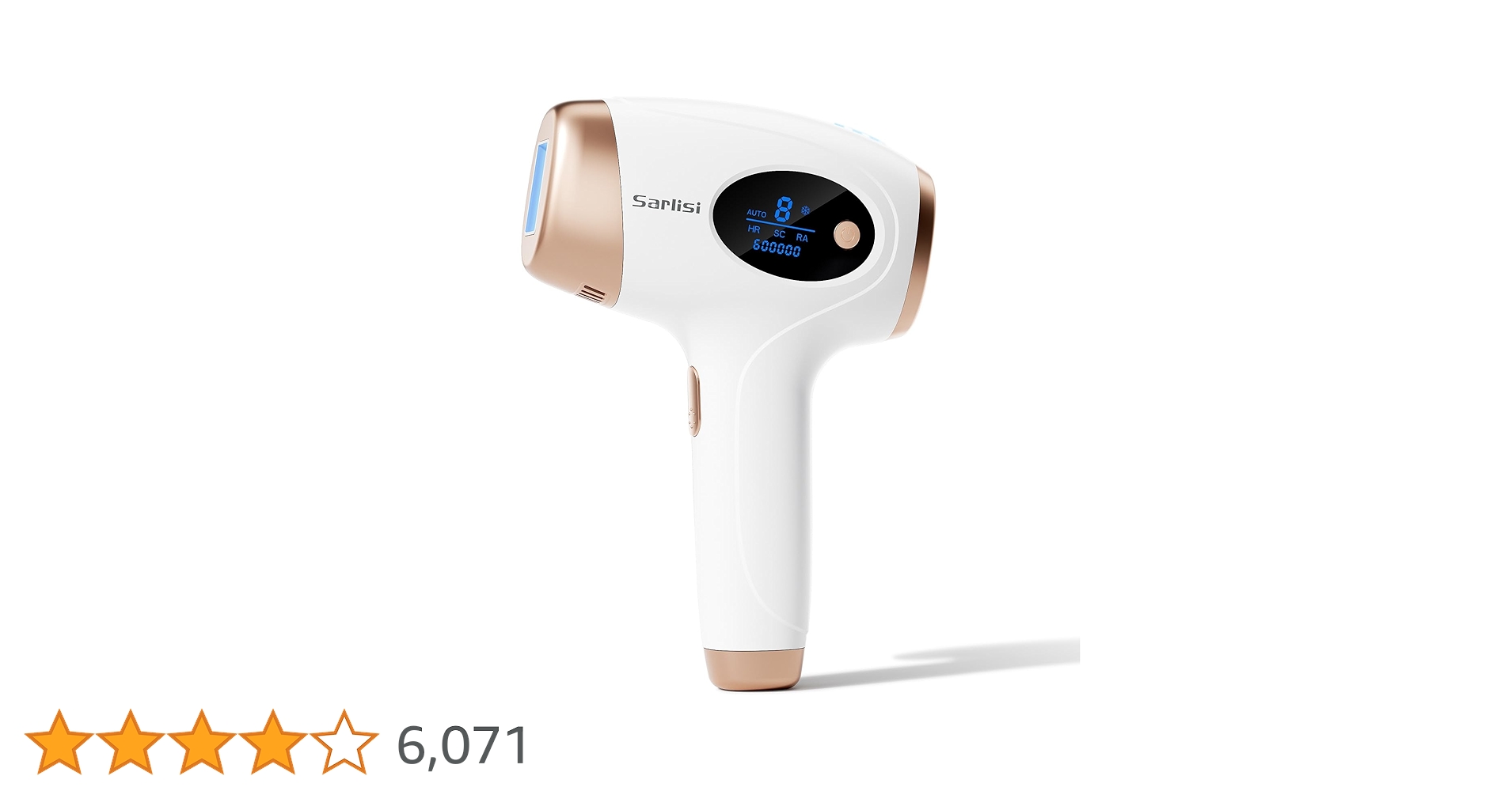 【新品未開封】Sarlisi IPL光脱毛器　Ai01 楽天市場】Sarlist IPL光脱毛器 ホワイト AI-01 | 価格比較
