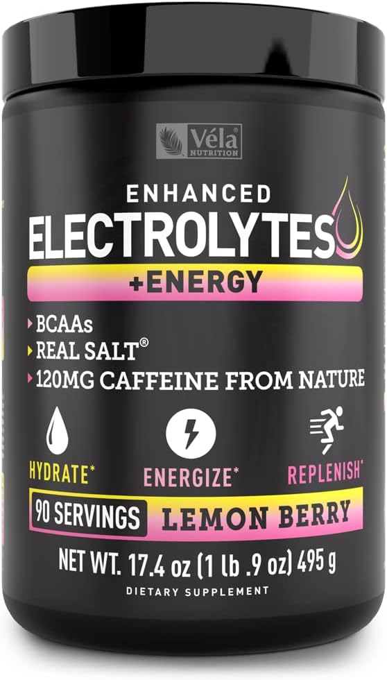 Véla Electrolyte Powder Recovery Drink + Energy (90