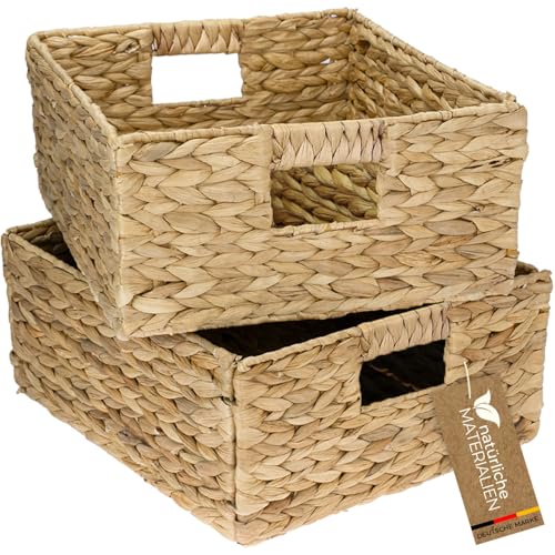 HMF Aufbewahrungskorb, Korb geflochten aus Wasserhyazinthe Seegras |...