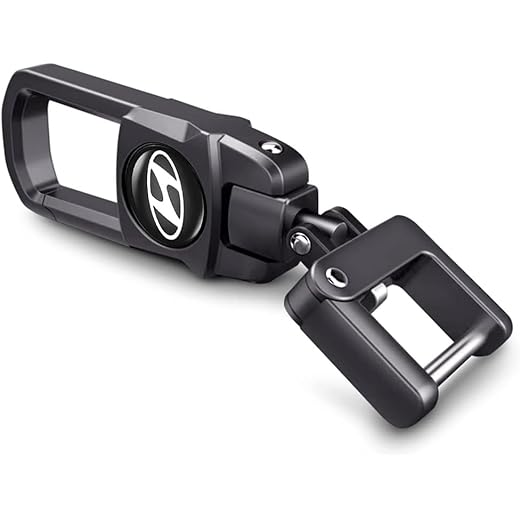 Heavy Duty Stainless Steel Key Chain - Black