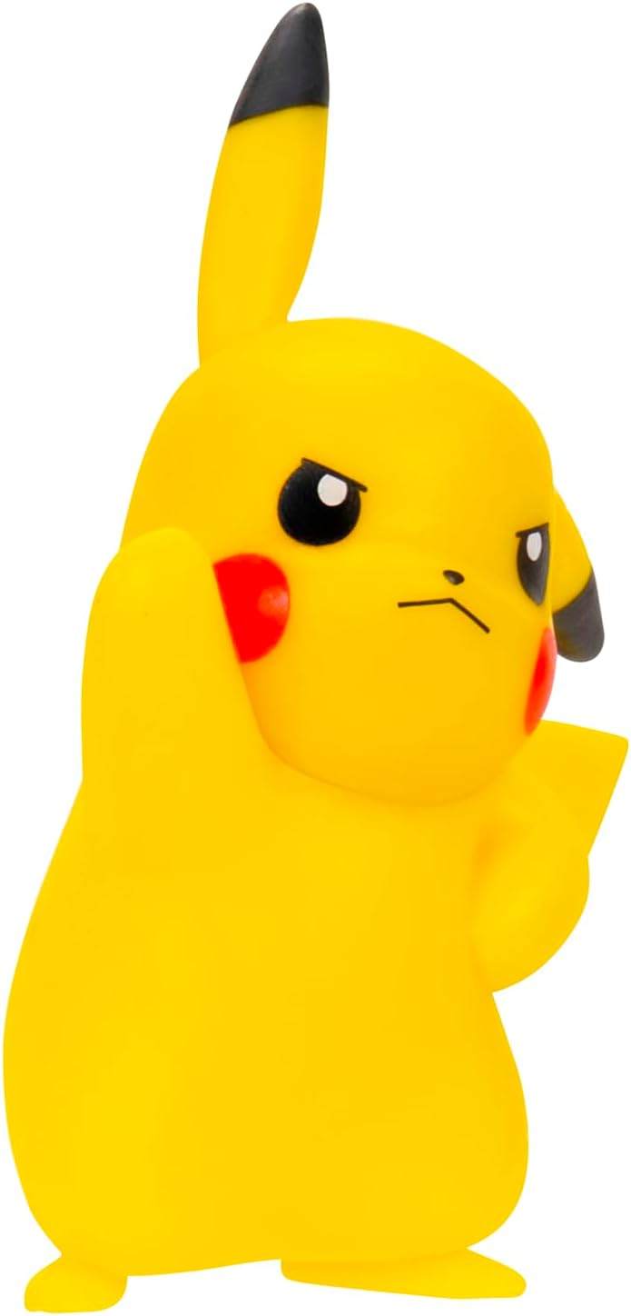 Pokémon PKW4097 Battle Figure 3 Pack - Includes 5cm Pikachu & Gible and 7.5cm Galarian Ponyta
