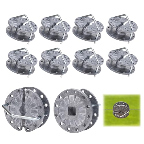 Electric Fence Wire Strainer, 10Pcs Rapid Wire Tensioner, Fence Tightener, for Fencing Tool and Tightening Metal Fence Post