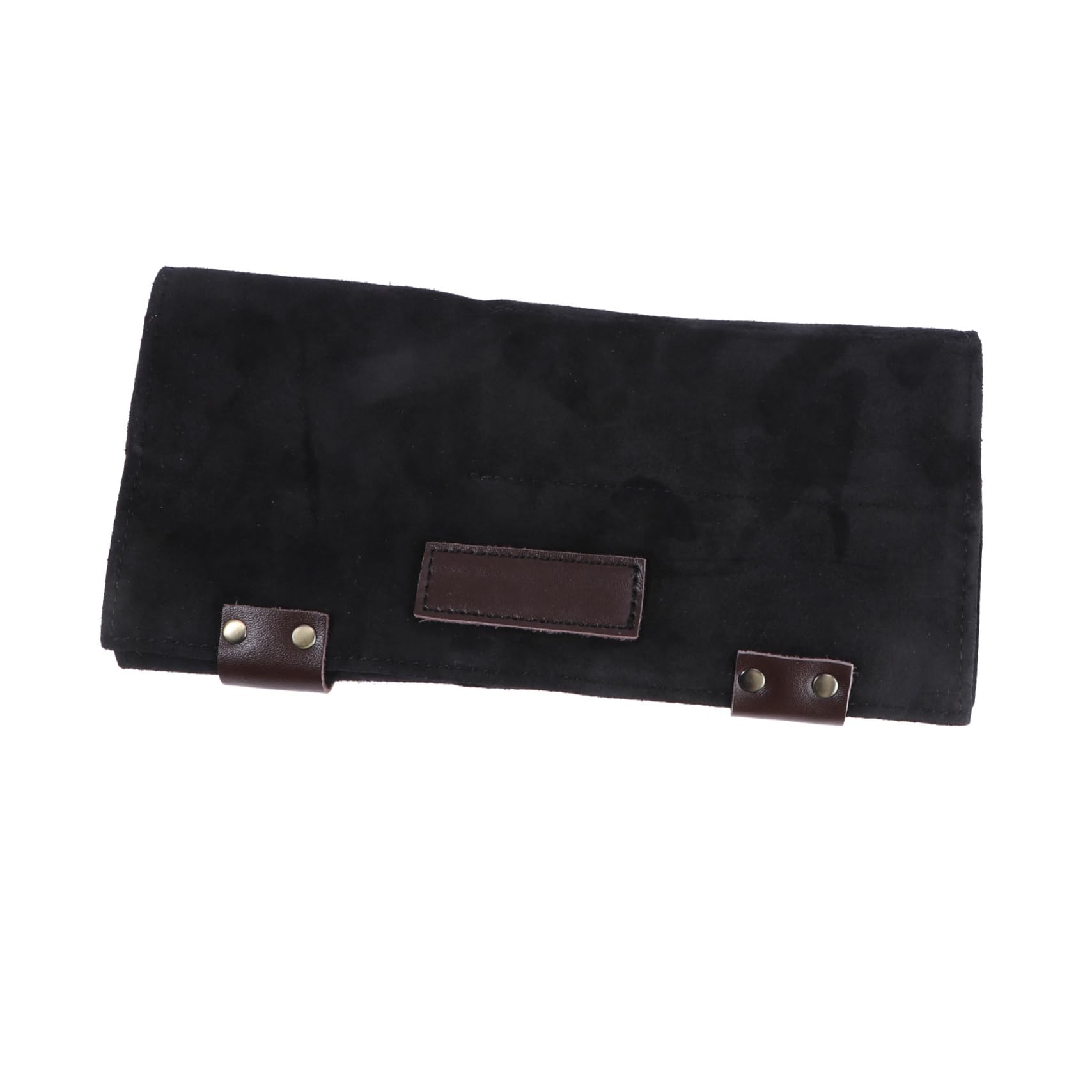 NOLITOY Cattlehide Hairdressing Tool Bag 12 Scissor Holder Comb Kettle Small Tools Barber