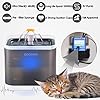 Dog Water Fountain with Smart Led Light