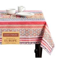 Maison d' Hermine Tovaglia 100% cotone 160 cm x 220 cm lavabile tovaglia quadrata tovaglia decorativa per regali festa della mamma, buffet e campeggio, Easter Zest - Primavera/Estate