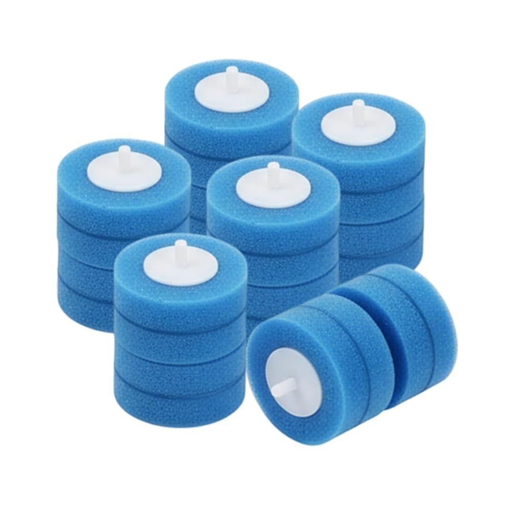 VZGQHMTR Eco-Safe Disposable Toilet Brush Head Refills - 36 Count Cleaner Pads for Efficient Bathroom Cleaning