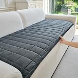 PJLZJFBY Couch Covers for Dogs Washable, Non Slip Couch Covers for Loveseat Sofa Pet Friendly, Soft Fuzzy Sofa Covers for Pet, Dog Couch Cover Furniture Protector(1PC,Dark Grey,27.6'x82.7')