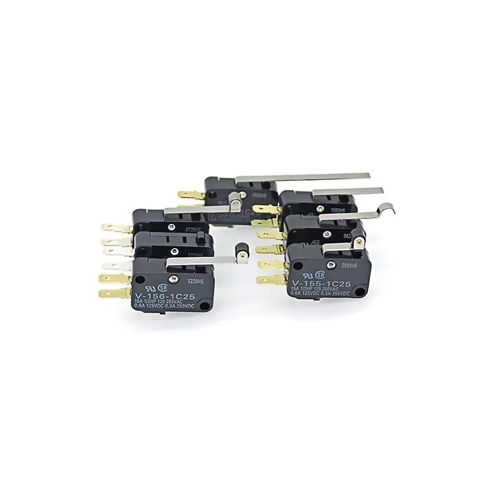 CXFCIHFT Micro switch travel limit switch 250V V-156-1A5 V-151-1C25 V-156-1A5-T V-15-1C25 V-15-1A5 V-154-1C25 V-153-1C25(V-153-1C25)