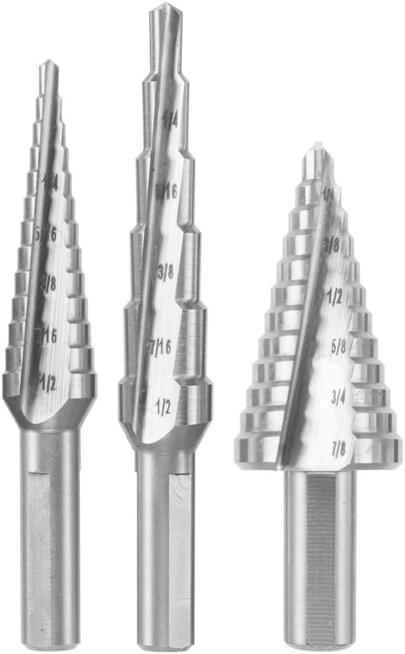 Bosch SDC30 3 pc. High-Speed Steel Turbo Step Drill Bit Set