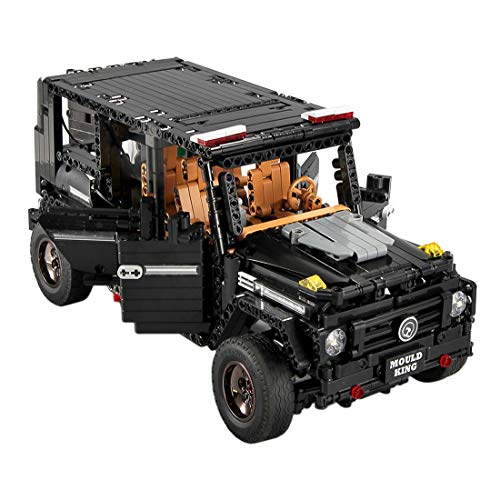 Foxom Technik Bausteine Auto G500 AWD Wagon Racing Auto, 1662 Teile 1:10 2.4G Geländewagen Bausteine… – Bild 5