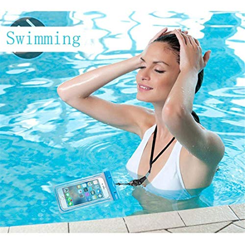 Waterproof Phone Pouch Drift Diving Swimming Bag Underwater Dry Bag Case Cover For Phone Water Sports Beach Pool Skiing 6 inch - Thumbnail 4