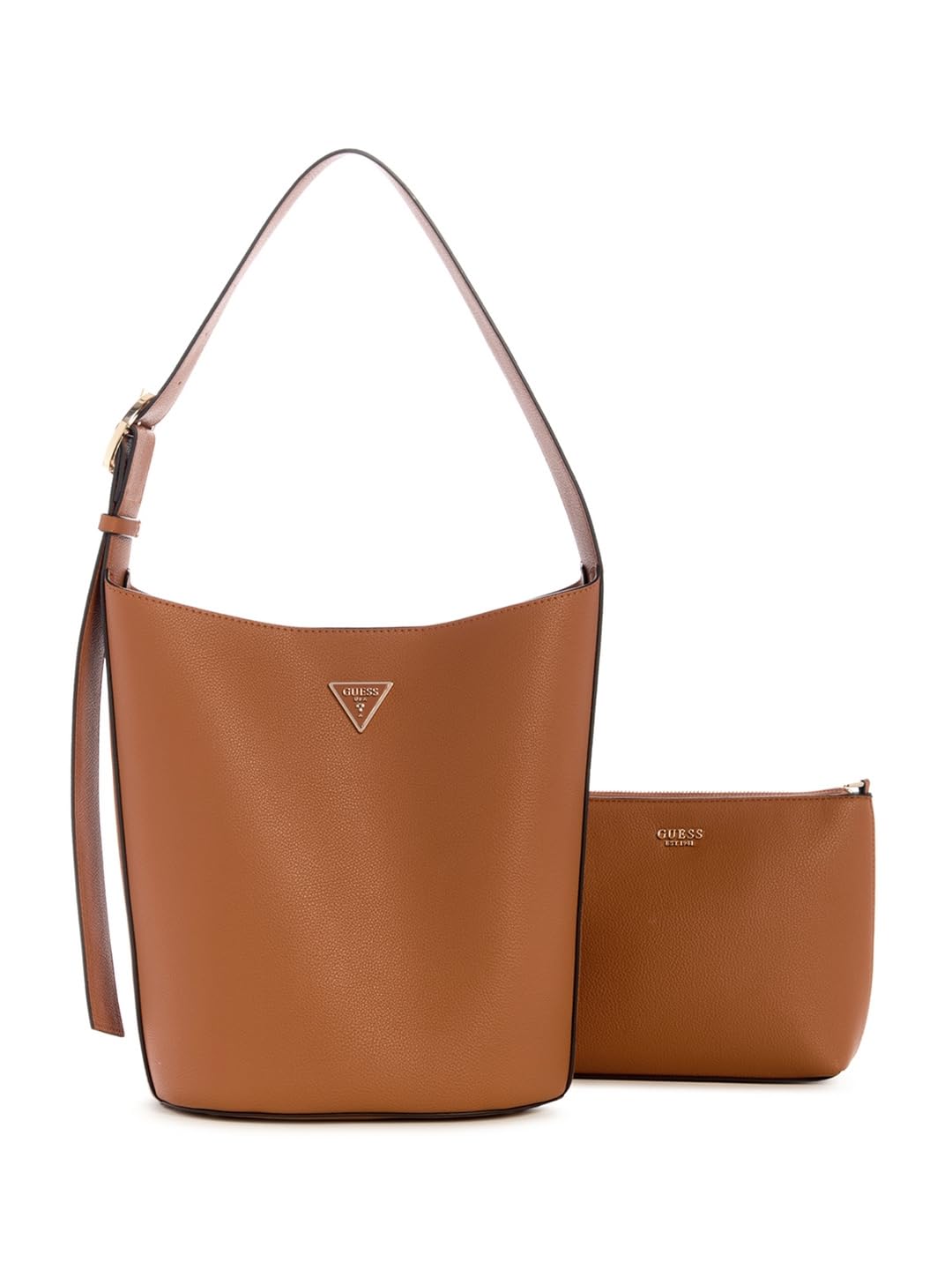 Guess Para Mujer. HWBG6974040 Bolso Meridian Ii Bucket MarróN (Osfa), Casual, Poliuretano-image
