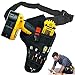 Goldmiky Sac à Outils avec Ceinture, Sac Porte-Outil pour Perceuse Électrique, Outil Holster Étui avec Ceinture Ajustable à Outils pour Électricien, Charpentier Technicien, Famille (Rouge)