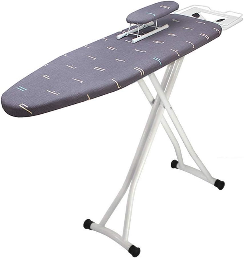 Ligera Junta Deluxe planchado, plegado vertical tabla de planchar, fácil almacenamiento, Altura ajustable, bandeja de silicona resistente al calor, acolchado Top ( Size : Luxury and long section )