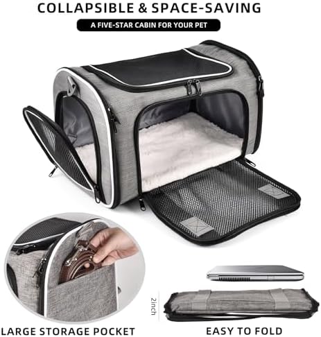 Airline Approved Cat Carrier — bottom and base construction detail