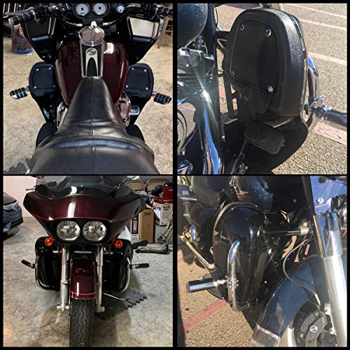 TCMT Glänzende untere belüftete Beinverkleidungen Handschuhfach Passend für Harley Road King Road Glide Street Glide Electra Glide Ultra-Classic 1983-2013