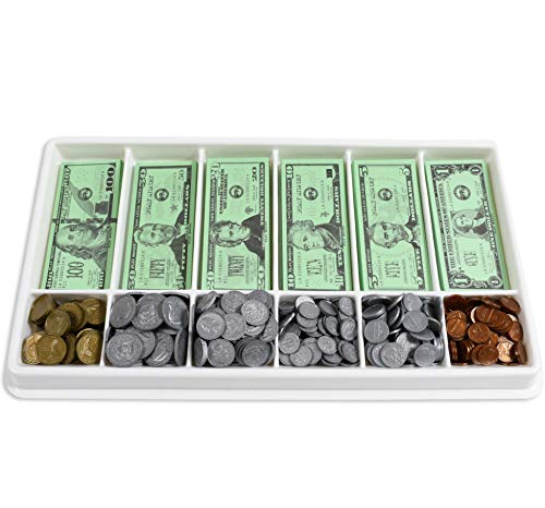 image for Learning Advantage Classroom Money Kit - Set of 1,000 Bills and Coins 
