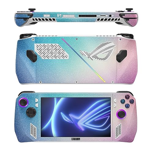 Image of MightySkins Glossy Glitter Skin Compatible with Asus ROG Ally - Vivid Fog | Protective, Durable High-Gloss Glitter Finish | Easy to Apply, Remove, and Change Styles