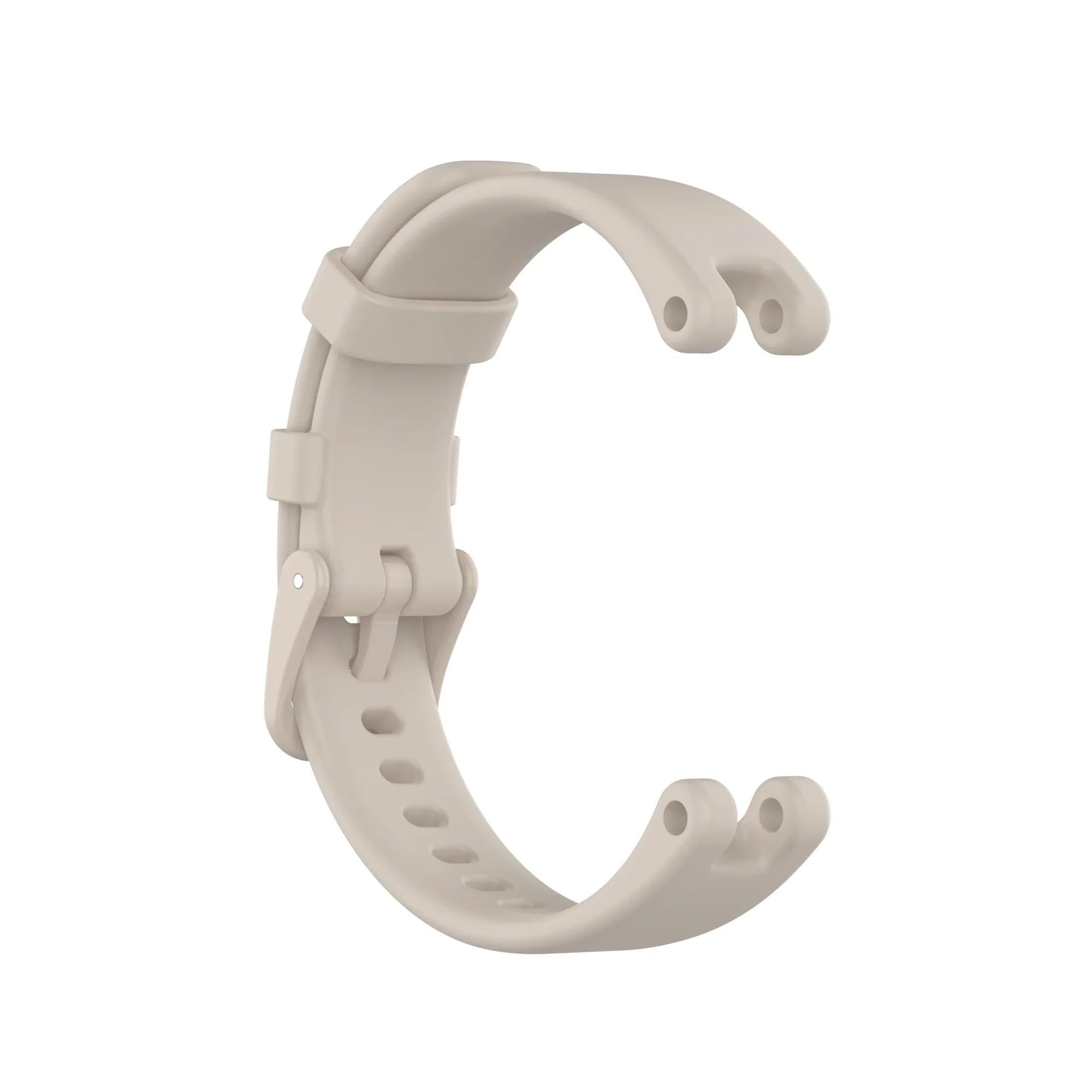 NALoRa Fit for Garmin Lily Watch Band Sport Silicone Replacement Strap Women Fashion Fitness Wristband for Garmin Lily Watch Accessories (Color : Sandy gray, Size : For Garmin Lily)