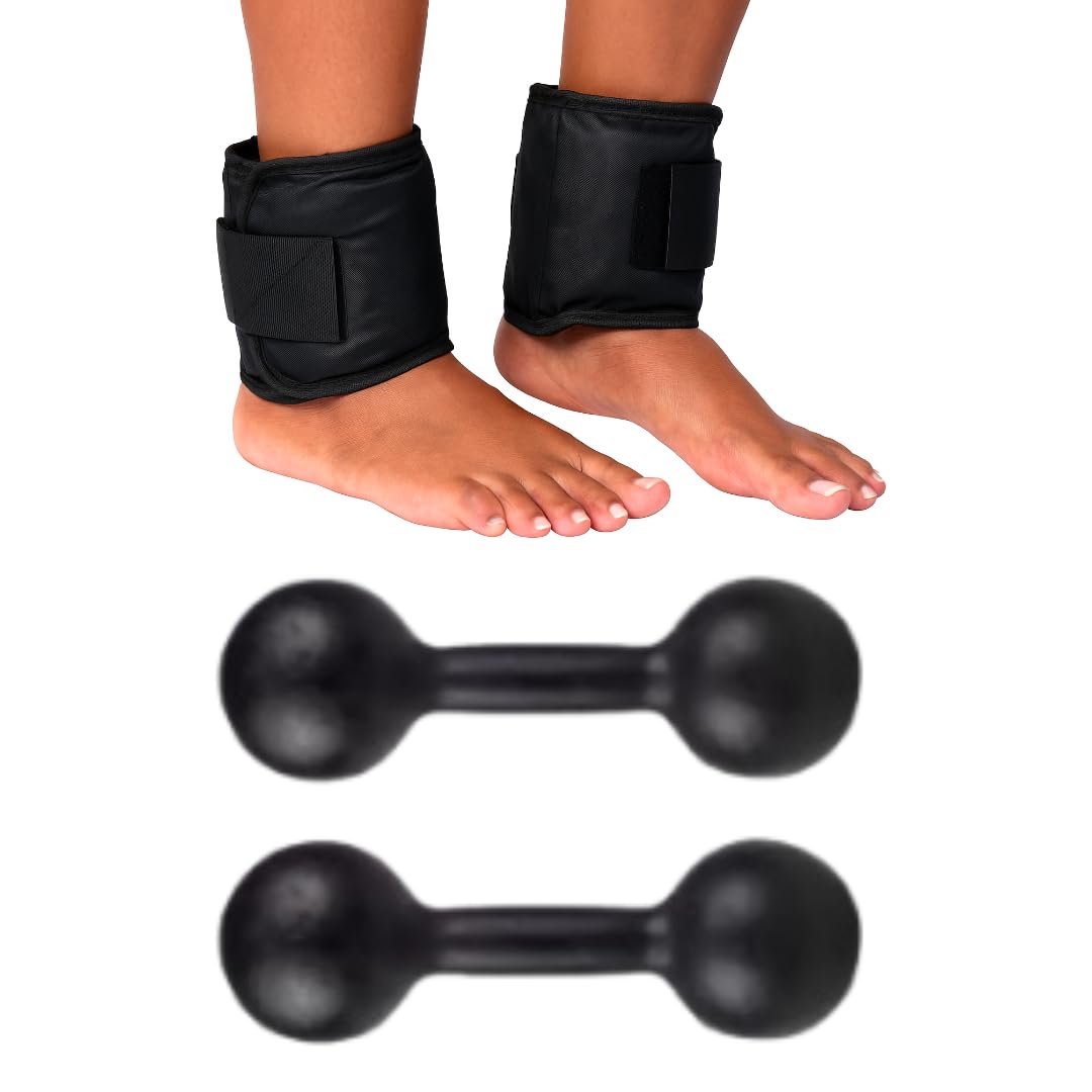 01 - Par de Halter Pintado Peso 2kg - 01 Par de Caneleira Academia de 3kg cada Musculação