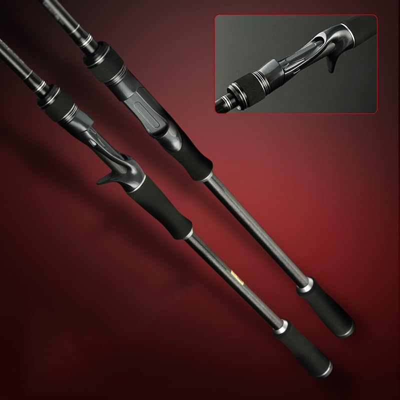 Canne à pêche carbone MH H tige droite de 1.83M modèle Luya D - 6