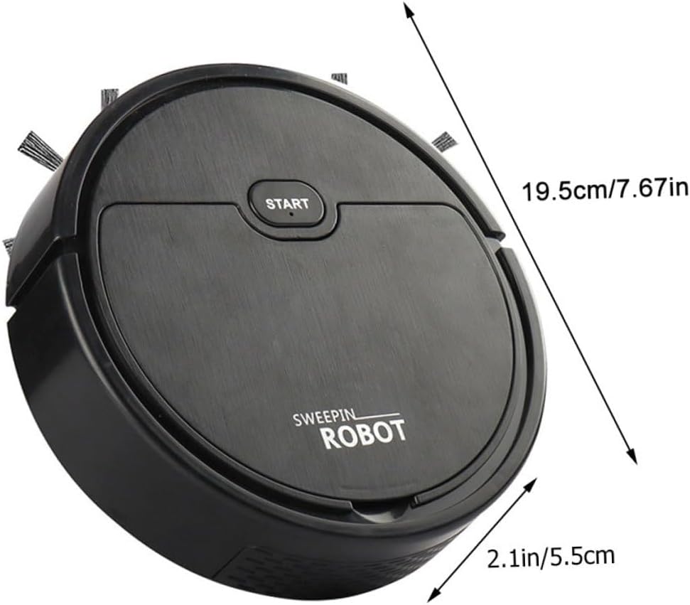 Cabilock Mini for Home Multifunctional Automatic Sweeping and Mopping Quiet Self-Cleaning Electric Powerful Suction Suitable for Hard Floors and Carpets