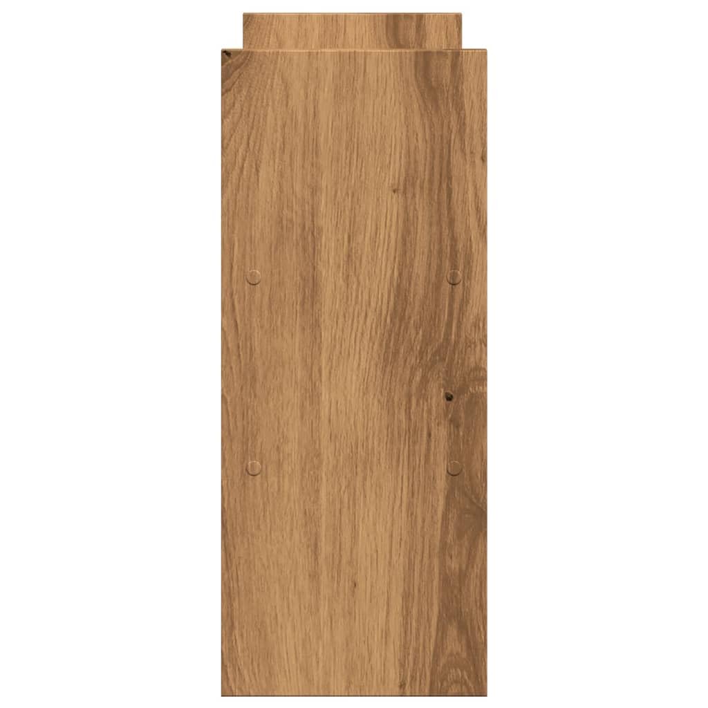 Organizer Scrivania Rovere Artigianale 40x17x41cm in Truciolato,Organizer da Scrivania,Portaoggetti da Scrivania,Organizer da Scrivania-854768