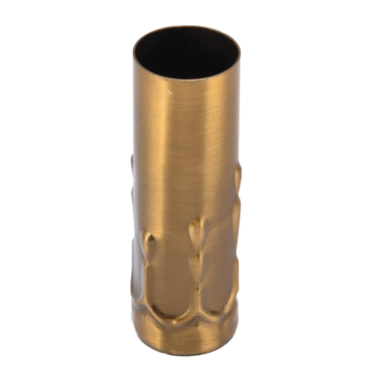 Tubo Portalampada a Candela N 10 Pezzi E14 Tubo Metallico per Portalampada a Candela Accessori per Illuminazione Base Lampada 25X80Mm Tubo Base Lampada a Candela (Bronzo d'oro)