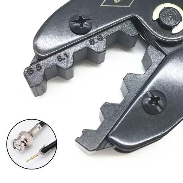 AN-07H Strumento di compressione RG connettore cavo coassiale pinze a crimpare per crimpatura 6.5/8.1/8.9mm Coax Crimper Tools