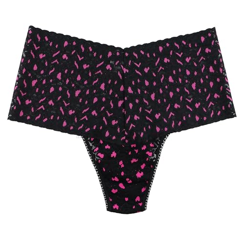 hanky panky - Cross Dye Leopard Retro Style Thongs | One Size (4-14) | Women's Underwear, Lacy Panties, Everyday Lingerie4