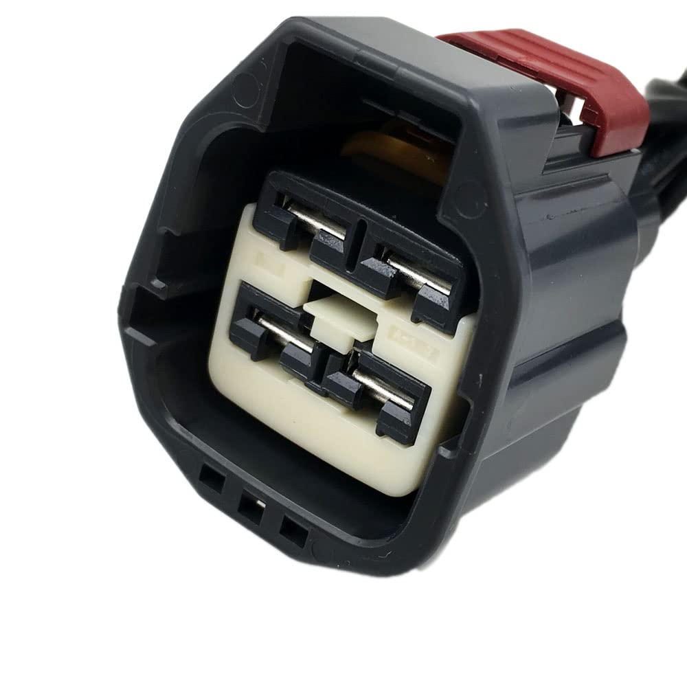 LIZAPUS Compatible with Ford Mustang 2010-2015 Engine Cooling Fan Motor Connector Wire Harness Plug