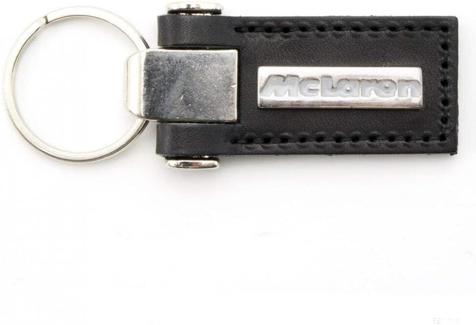 Ayrton Senna Leather Keyring McLaren
