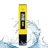 Toolazy Digital PH Meter,High Accuracy Water Quality Tester with 0-14 PH Range for Household Drinking, Hydroponics,Aquarium,Brewing,Laboratory,Pool,PH Pen Tester Kit with ATC,0.01 Resolution