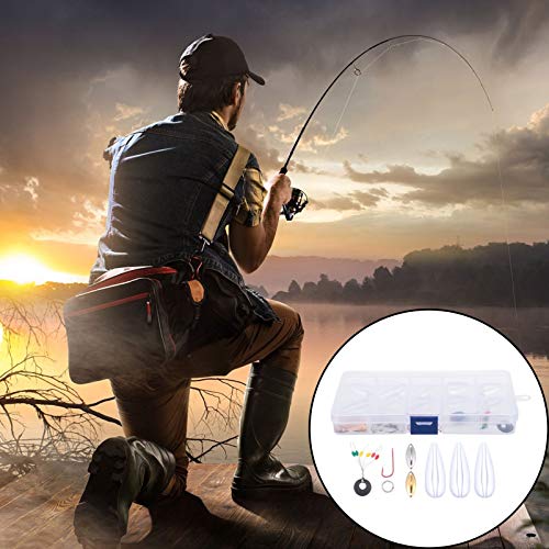 BESPORTBLE 1 conjunto de acessórios de pesca kit portátil de iscas de pesca com caixa de equipamento