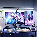 deeloop 80cm Ultra-Long LED Desk Lamps,24W Bright Architect Desk Lamp for Home Office, Infinite Dimming Office Light with Memory Function, Tall Desk Light with Clamp for Reading Working Monitor
