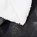 SOCHOW Sherpa Fleece Throw Blanket, Reversible Super Soft Luxurious Plush Blanket Throw Size, Dark Grey, 50