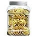 Nucita Monedas Gold Jar, Chocolate Flavored Candy Coins, 120 Coins, 25 oz (Pack of 1)